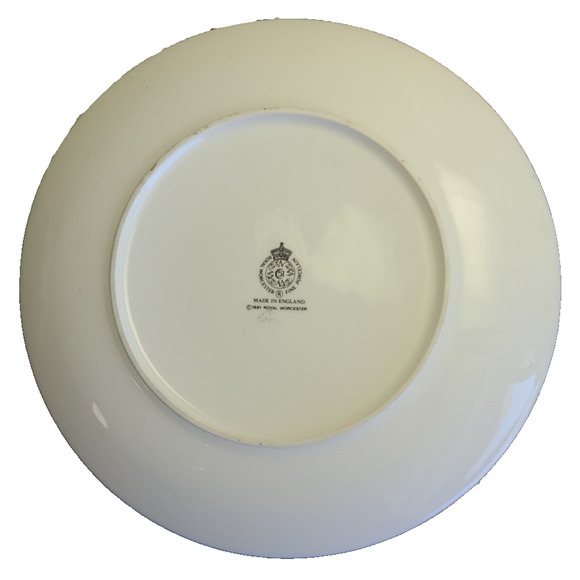 Royal Worcester Prince Charles And Lady Diana Commemorative Plate 1981. - Picture 5 of 6